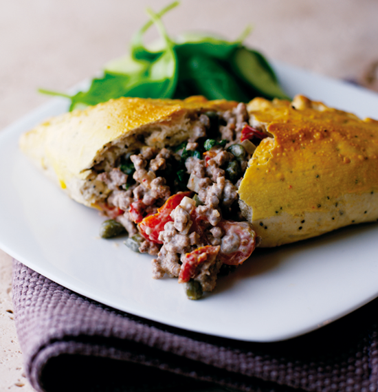 Beef Stuffed Calzone Beef Stuffed Calzone