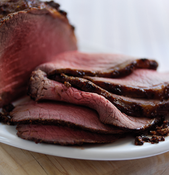 Honey and Mustard Glazed Roast Beef Honey and Mustard Glazed Roast Beef