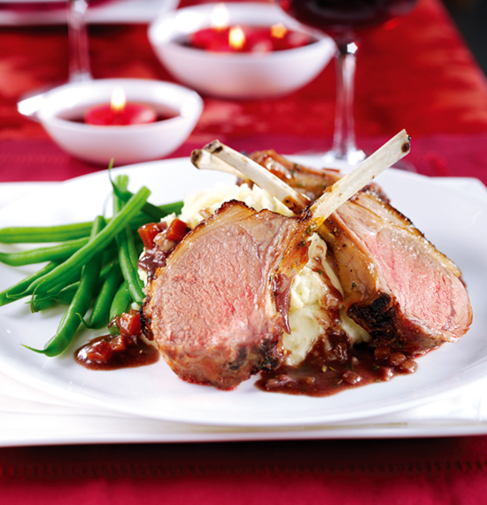 Honey-Glazed Rack of Lamb Honey-Glazed Rack of Lamb