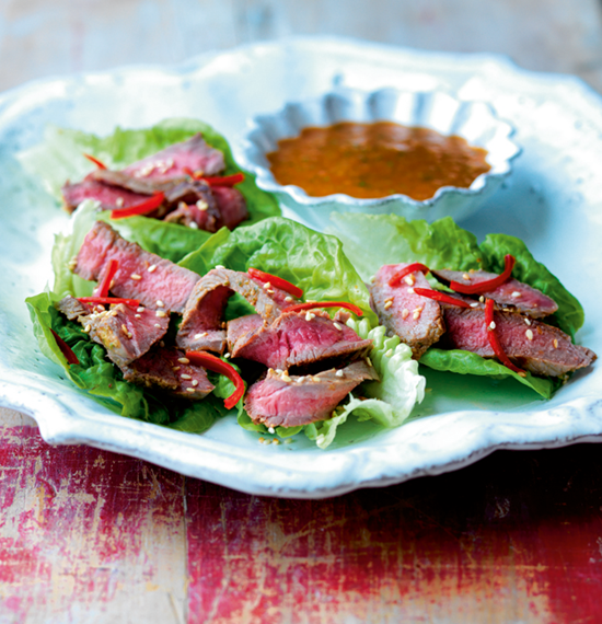 Korean BBQ Beef with a Dipping Sauce Korean BBQ Beef with a Dipping Sauce