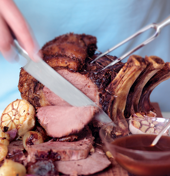 Roast Rib of Beef with Coriander Seeds and Thyme Roast Rib of Beef with Coriander Seeds and Thyme