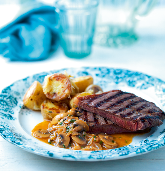 Steaks with Shallot and Mushroom Sauce Steaks with Shallot and Mushroom Sauce